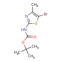 tert-butyl N-(5-bromo-4-methyl-1,3-thiazol-2-yl)carbamate