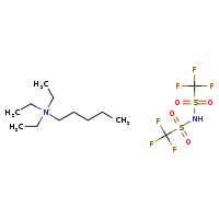 1,1,1-trifluoro-N-trifluoromethanesulfonylmethanesulfonamide; triethyl(pentyl)azanium