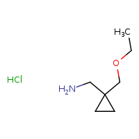 1-[1-(ethoxymethyl)cyclopropyl]methanamine hydrochloride