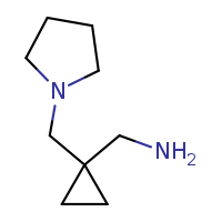 1-[1-(pyrrolidin-1-ylmethyl)cyclopropyl]methanamine