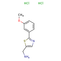 1-[2-(3-methoxyphenyl)-1,3-thiazol-5-yl]methanamine dihydrochloride