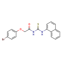 1-[2-(4-bromophenoxy)acetyl]-3-(naphthalen-1-yl)thiourea