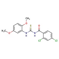 1-(2,4-dichlorobenzoyl)-3-(2,5-dimethoxyphenyl)thiourea