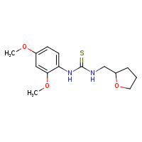 1-(2,4-dimethoxyphenyl)-3-(oxolan-2-ylmethyl)thiourea