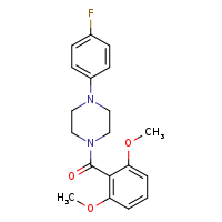 1-(2,6-dimethoxybenzoyl)-4-(4-fluorophenyl)piperazine