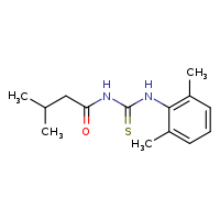 1-(2,6-dimethylphenyl)-3-(3-methylbutanoyl)thiourea
