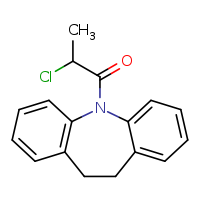 1-{2-azatricyclo[9.4.0.0³,?]pentadeca-1(11),3,5,7,12,14-hexaen-2-yl}-2-chloropropan-1-one