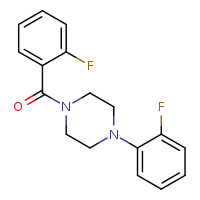 1-(2-fluorobenzoyl)-4-(2-fluorophenyl)piperazine