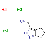 1-{2H,4H,5H,6H-cyclopenta[c]pyrazol-3-yl}methanamine hydrate dihydrochloride