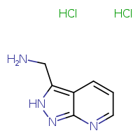 1-{2H-pyrazolo[3,4-b]pyridin-3-yl}methanamine dihydrochloride