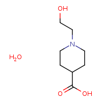 1-(2-hydroxyethyl)piperidine-4-carboxylic acid hydrate