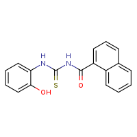 1-(2-hydroxyphenyl)-3-(naphthalene-1-carbonyl)thiourea