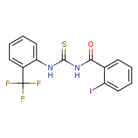 1-(2-iodobenzoyl)-3-[2-(trifluoromethyl)phenyl]thiourea