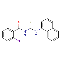 1-(2-iodobenzoyl)-3-(naphthalen-1-yl)thiourea