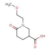 1-(2-methoxyethyl)-6-oxopiperidine-3-carboxylic acid