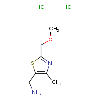 1-[2-(methoxymethyl)-4-methyl-1,3-thiazol-5-yl]methanamine dihydrochloride