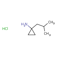 1-(2-methylpropyl)cyclopropan-1-amine hydrochloride