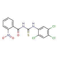 1-(2-nitrobenzoyl)-3-(2,4,5-trichlorophenyl)thiourea
