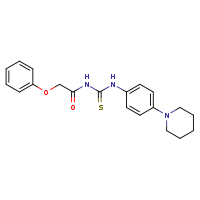 1-(2-phenoxyacetyl)-3-[4-(piperidin-1-yl)phenyl]thiourea