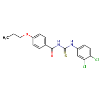 1-(3,4-dichlorophenyl)-3-(4-propoxybenzoyl)thiourea