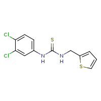 1-(3,4-dichlorophenyl)-3-(thiophen-2-ylmethyl)thiourea