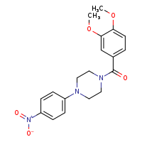 1-(3,4-dimethoxybenzoyl)-4-(4-nitrophenyl)piperazine
