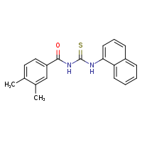 1-(3,4-dimethylbenzoyl)-3-(naphthalen-1-yl)thiourea