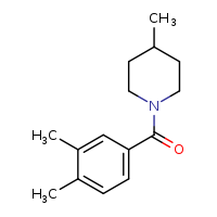 1-(3,4-dimethylbenzoyl)-4-methylpiperidine