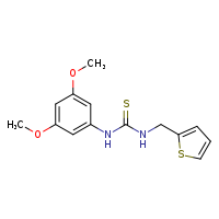 1-(3,5-dimethoxyphenyl)-3-(thiophen-2-ylmethyl)thiourea