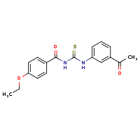 1-(3-acetylphenyl)-3-(4-ethoxybenzoyl)thiourea