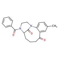 13-benzoyl-5-methyl-1,13-diazatricyclo[10.3.1.0²,?]hexadeca-2,4,6-triene-8,16-dione