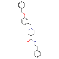 1-{[3-(benzyloxy)phenyl]methyl}-N-(2-phenylethyl)piperidine-4-carboxamide