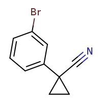 1-(3-bromophenyl)cyclopropane-1-carbonitrile