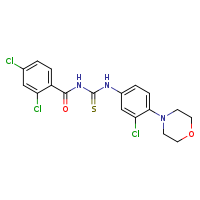 1-[3-chloro-4-(morpholin-4-yl)phenyl]-3-(2,4-dichlorobenzoyl)thiourea