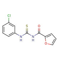 1-(3-chlorophenyl)-3-(furan-2-carbonyl)thiourea
