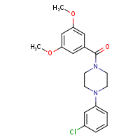 1-(3-chlorophenyl)-4-(3,5-dimethoxybenzoyl)piperazine