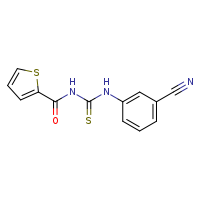 1-(3-cyanophenyl)-3-(thiophene-2-carbonyl)thiourea