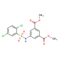 1,3-dimethyl 5-(2,5-dichlorobenzenesulfonamido)benzene-1,3-dicarboxylate