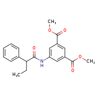 1,3-dimethyl 5-(2-phenylbutanamido)benzene-1,3-dicarboxylate
