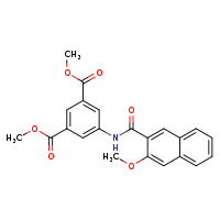 1,3-dimethyl 5-(3-methoxynaphthalene-2-amido)benzene-1,3-dicarboxylate