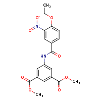 1,3-dimethyl 5-(4-ethoxy-3-nitrobenzamido)benzene-1,3-dicarboxylate