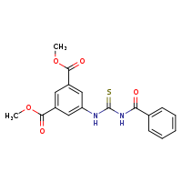 1,3-dimethyl 5-{[(phenylformamido)methanethioyl]amino}benzene-1,3-dicarboxylate