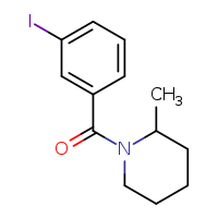 1-(3-iodobenzoyl)-2-methylpiperidine