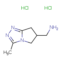 1-{3-methyl-5H,6H,7H-pyrrolo[2,1-c][1,2,4]triazol-6-yl}methanamine dihydrochloride