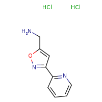 1-[3-(pyridin-2-yl)-1,2-oxazol-5-yl]methanamine dihydrochloride