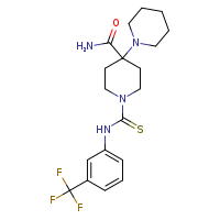 1'-{[3-(trifluoromethyl)phenyl]carbamothioyl}-[1,4'-bipiperidine]-4'-carboxamide