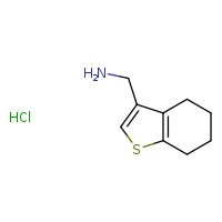 1-(4,5,6,7-tetrahydro-1-benzothiophen-3-yl)methanamine hydrochloride
