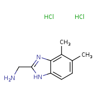 1-(4,5-dimethyl-1H-1,3-benzodiazol-2-yl)methanamine dihydrochloride