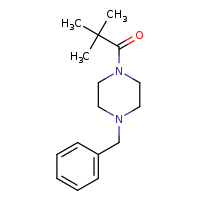 1-(4-benzylpiperazin-1-yl)-2,2-dimethylpropan-1-one