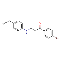 1-(4-bromophenyl)-3-[(4-ethylphenyl)amino]propan-1-one